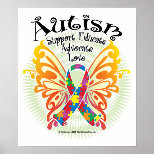 Poster Borboleta Autismo 3