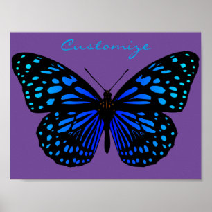 Poster Borboleta azul Thunder_Cove