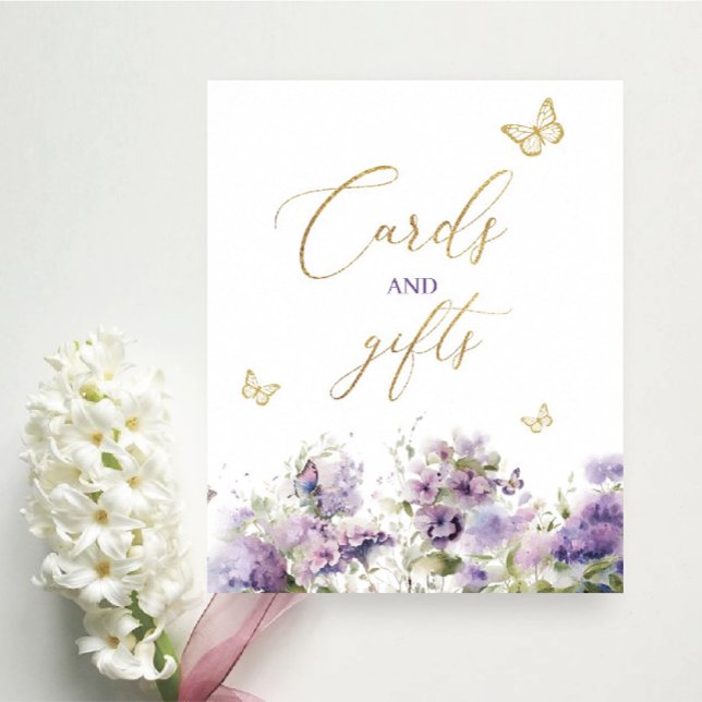 Poster Borboleta beija cartas presentes Chá de fraldas de (Criador carregado)