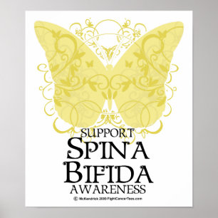 Poster Borboleta Bifida de Spina