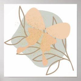 Poster Borboleta Boho,
