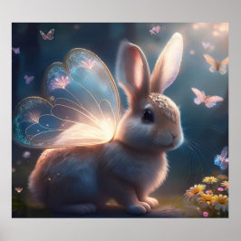 Poster Borboleta Bunny