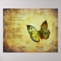 Borboleta com tela Poem