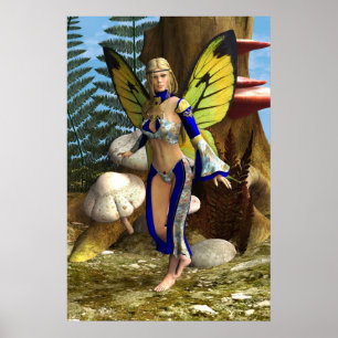Poster Borboleta de fada