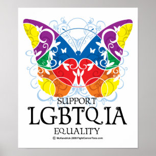 Pôster Borboleta de LGBTQIA