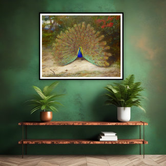 Poster Borboleta de Peacock e Peacock, Ilustração de Arte