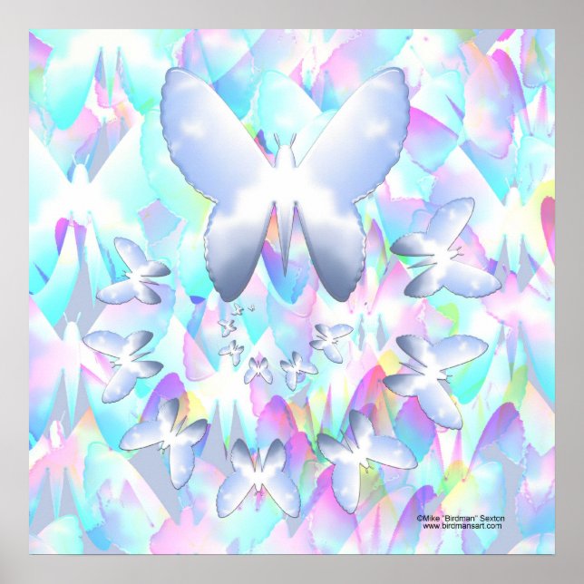 Pôster Borboleta do Céu (Frente)