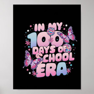 Poster Borboleta Fofa Para Professores Nos Meus 100 Dias