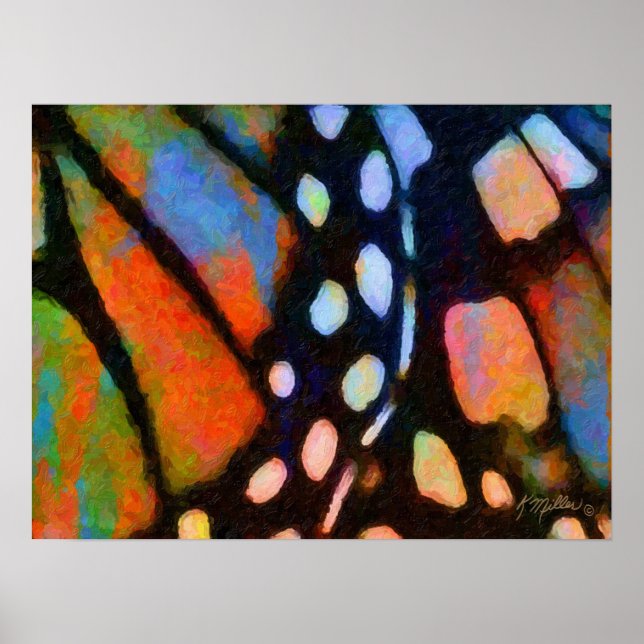 Poster Borboleta Monarca (Frente)