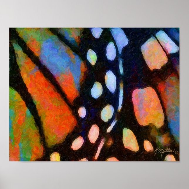 Poster Borboleta Monarca (Frente)