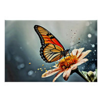 *~* Borboleta Mudada Flor Artístico Criativo AP52