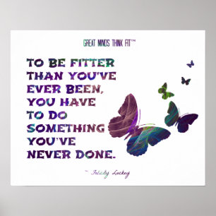 Pôster Borboleta para o Fractal 005 da malhação e da