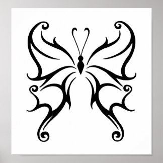 Pôster Borboleta Preta