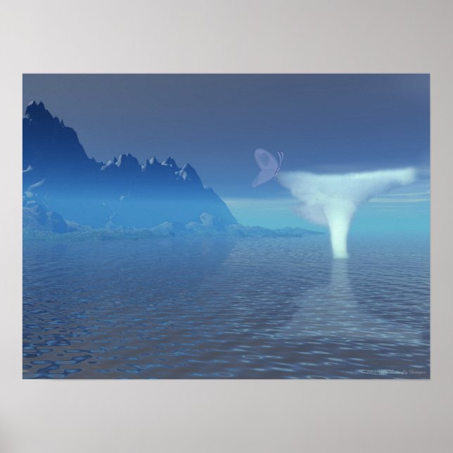 Pôster Borboleta Selvagem (Frente)