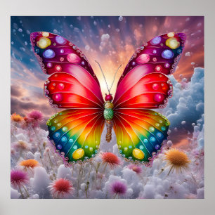 Poster Borboleta Sol