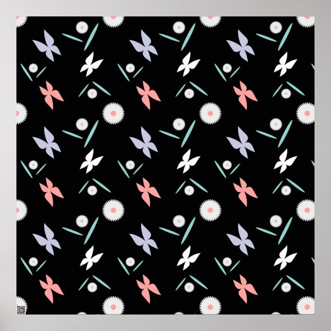 Poster Borboletas (Frente)