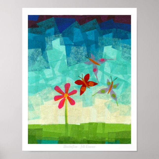 Pôster Borboletas (Frente)