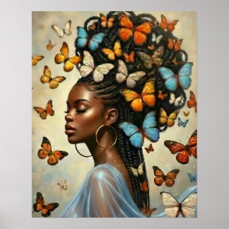 Poster Borboletas da Beleza
