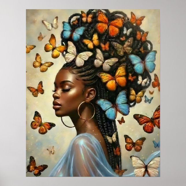 Poster Borboletas da Beleza (Frente)