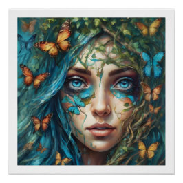 Pôster Borboletas e Blues Série 10