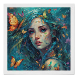 Pôster Borboletas e Blues Série 6