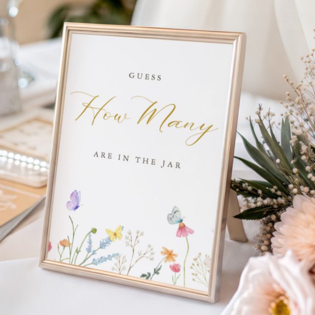 Poster Borboletas Encantadas Adivinham Quantas (Criador carregado)