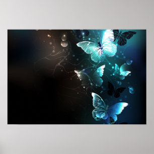 Poster Borboletas Noturnas de Menta