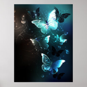 Poster Borboletas Noturnas de Menta