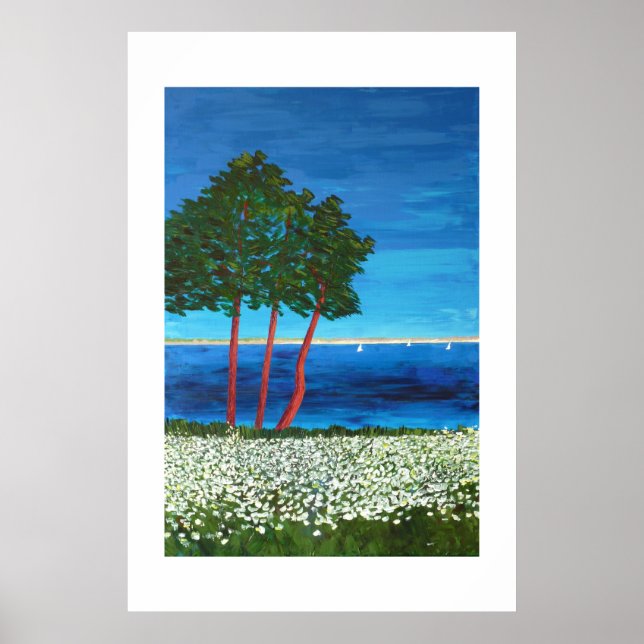 Poster Bord de mer en Bretagne (Frente)