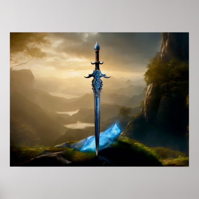 Poster Borda Arcana: Espada Encantada (Frente)