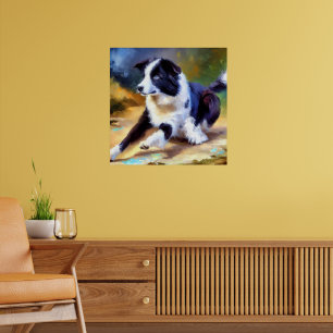 Poster Borda Collie Dog