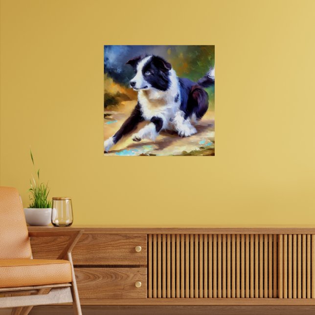 Poster Borda Collie Dog (Sala de Estar 2)