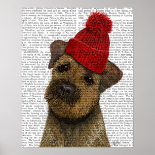 Pôster Borda com capacete vermelho