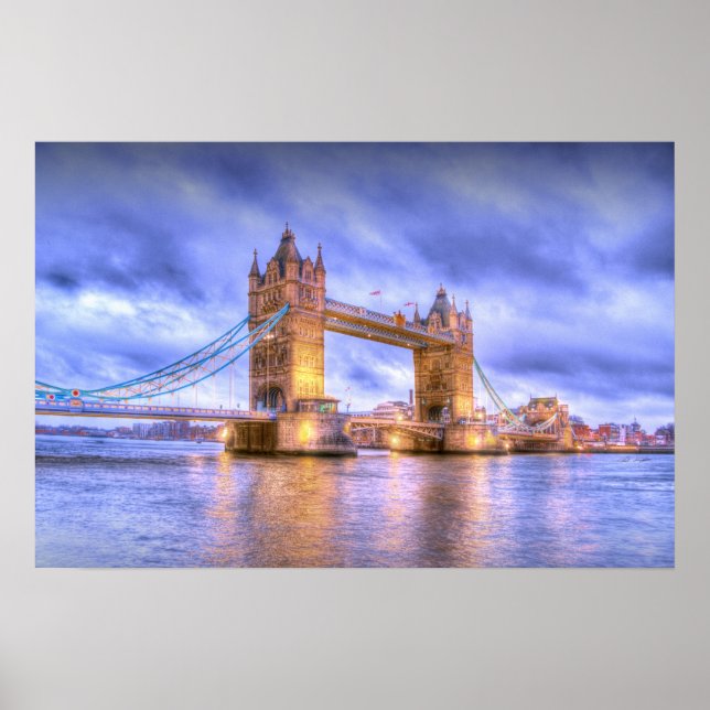 Poster Borda da Torre Bridge (Frente)