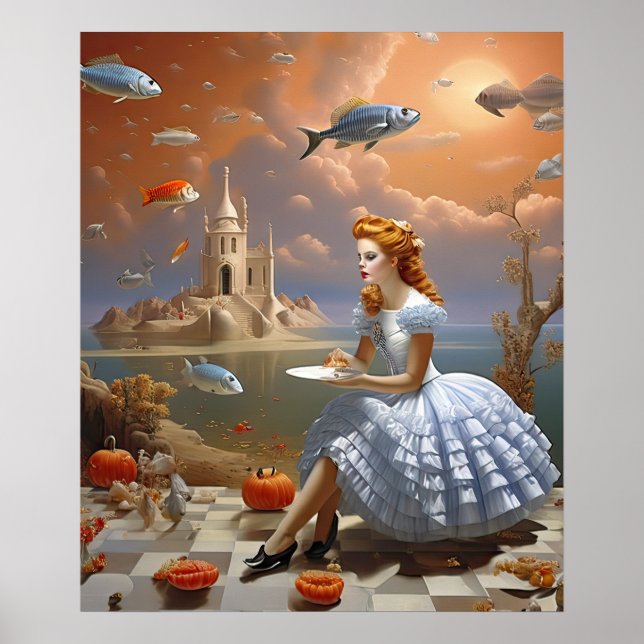 Poster Borda do xadrez (Frente)