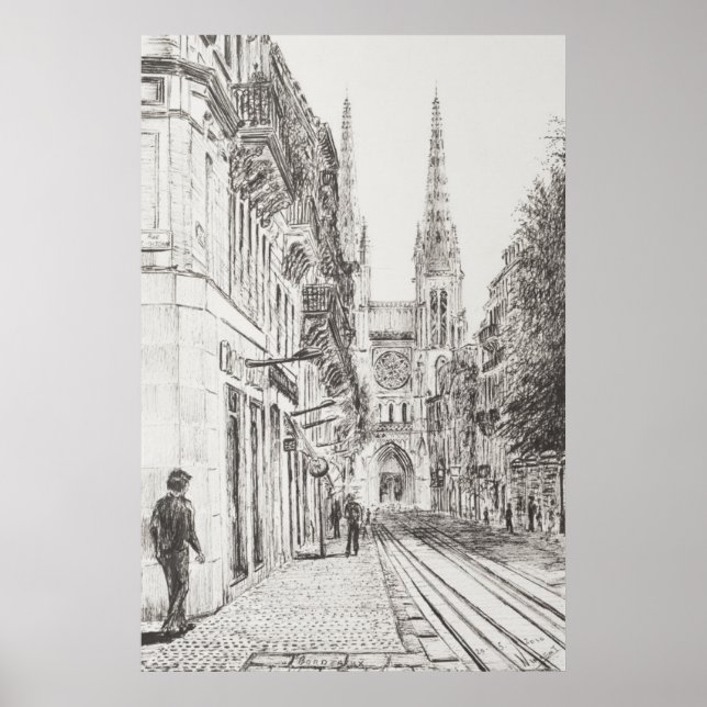 Pôster Bordéus France. Espada gêmea.2010 (Frente)