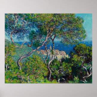 Poster Bordighera (1884) apresentada por Claude Monet