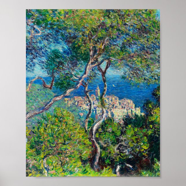 Poster Bordighera por Claude Monet (Frente)