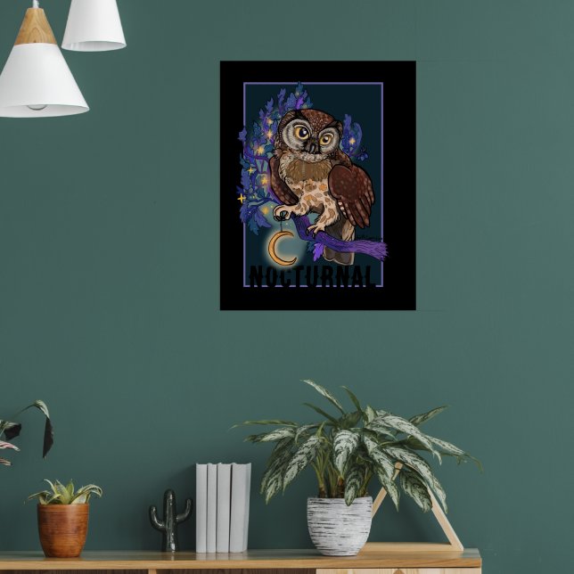 Poster Boreal Night Owl Noctural (Sala de Estar 1)