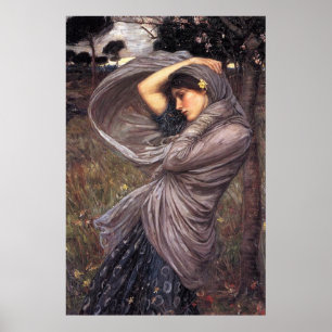Poster BoREAs, por John William Waterhouse, 1903
