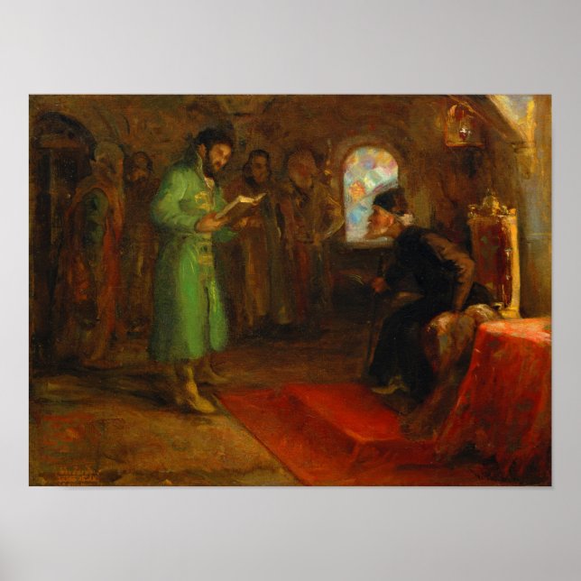 Poster Boris Godunov with Ivan the Terrible (Frente)