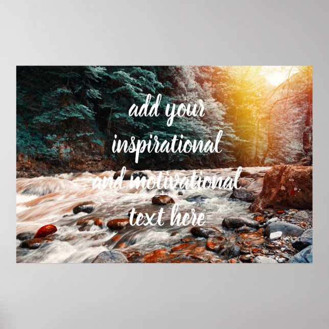 Poster Borjomi creek (Frente)