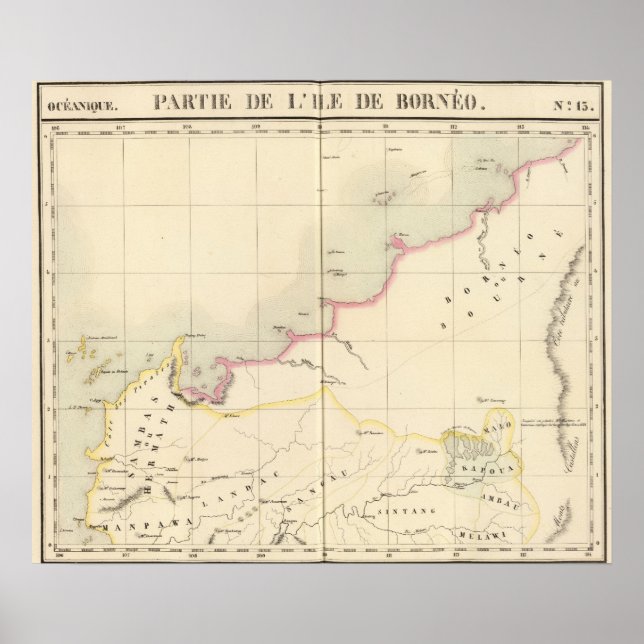 Poster Bornéu Oceânia n.o 13 (Frente)