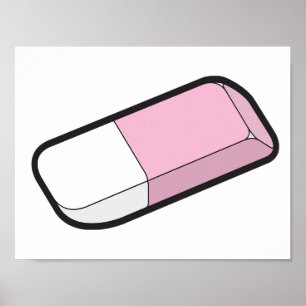 Pôster Borracha Rosa E Branca