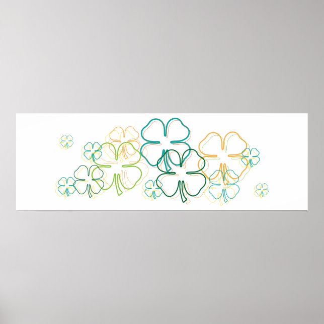 Pôster borrão irlandês (Frente)