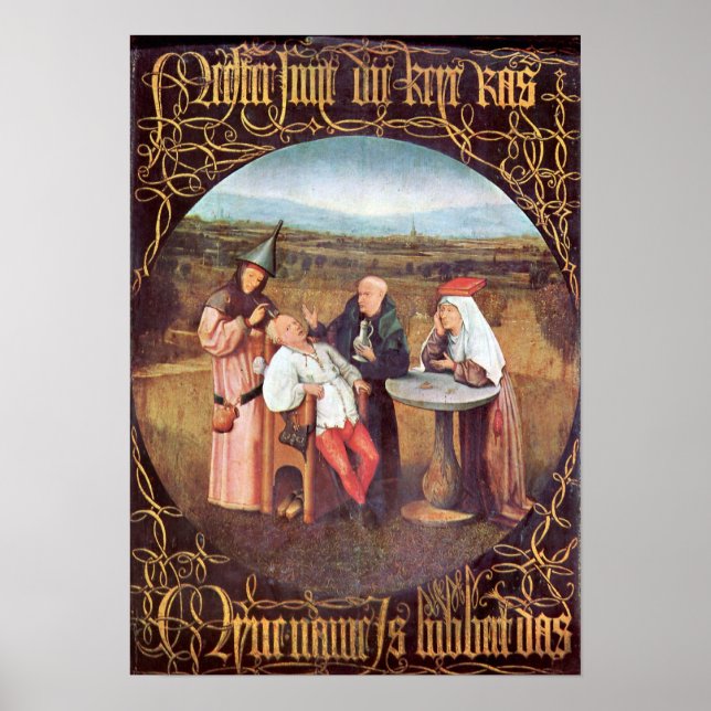 Poster Bosch - A cura da loucura (Frente)
