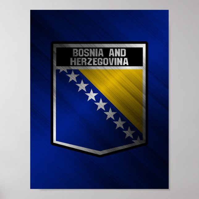 Poster Bósnia e Herzegovina (Frente)