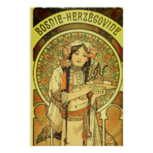 Bósnia e Herzegovina por Alphonse Mucha 1900