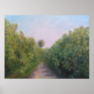 POSTER BOSQUE ALARANJADO EM CITRA, FLORIDA