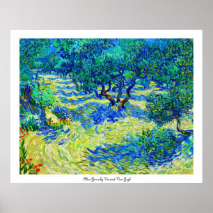 Poster Bosque verde-oliva por Vincent van Gogh